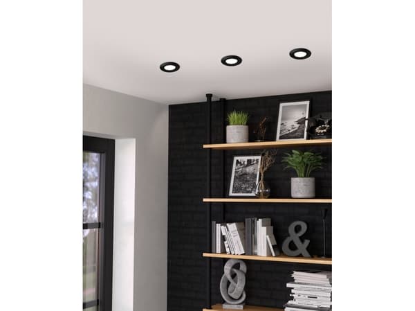 EGLO PENETO INFÄLLD SET TILT Ø78 3X4,6W 3000K SVART