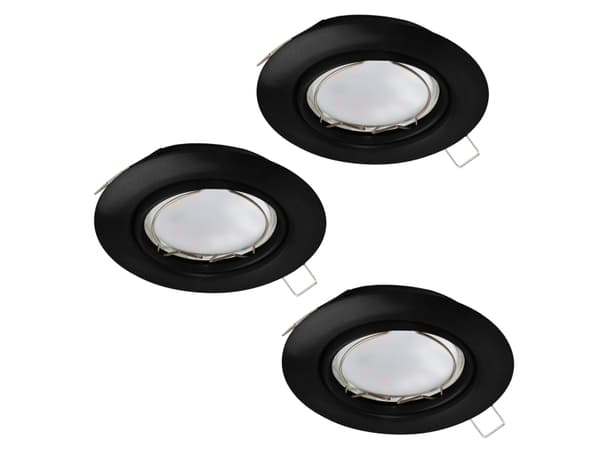 EGLO PENETO INFÄLLD SET TILT Ø78 3X4,6W 3000K SVART