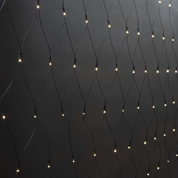 Nedis Dekorative Netlys | Varm Hvid | 160 LED's | 2 x 1 m | Lyseffekter: 7 | Indendørs eller udendørs | Strømforsyning
