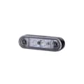 Miniatyrbilde 1 av 2: Sidemarkerings-/posisjonslys - Hvit LED 12/24V