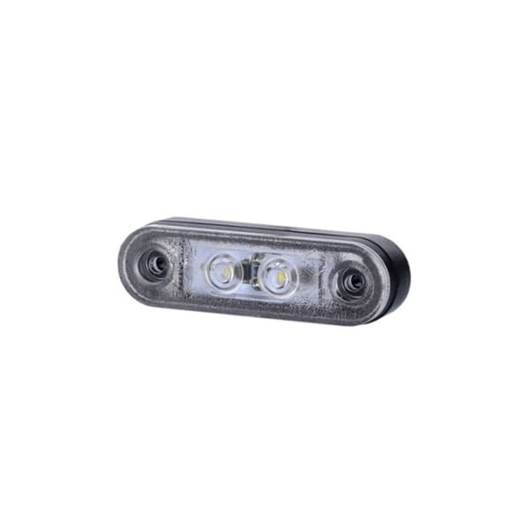 Sidemarkerings-/posisjonslys - Hvit LED 12/24V