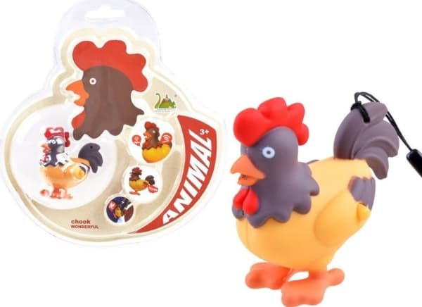 Nøkkelring Jokomisiada Nøkkelring cockerel lys lyd anheng ZA3530