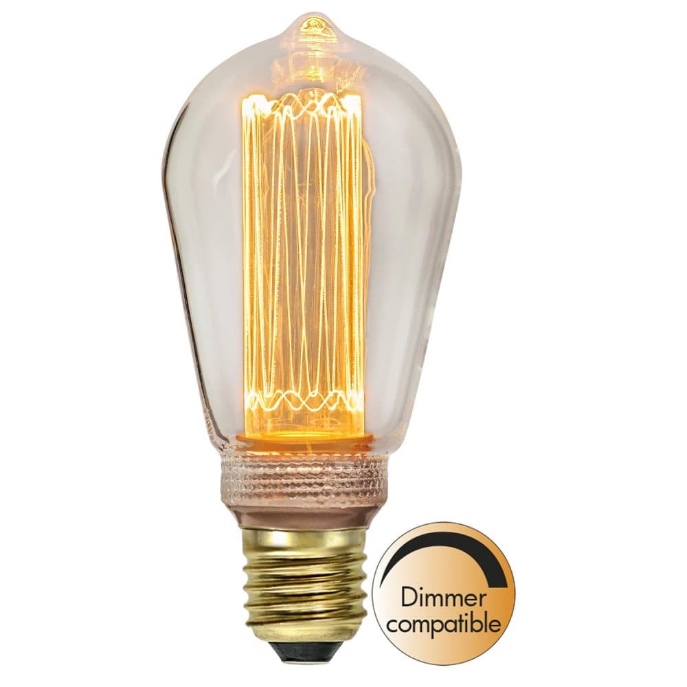 Lyktlampa led E27 ST64 1800 kelvin 90 lumen