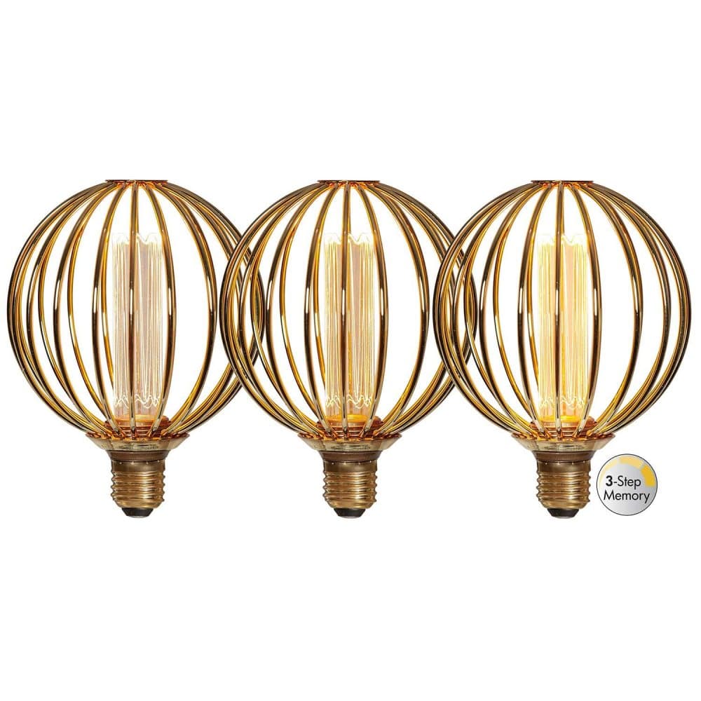 Led Lampa Decoled Metal E27 G125 1800 kelvin 180 lumen