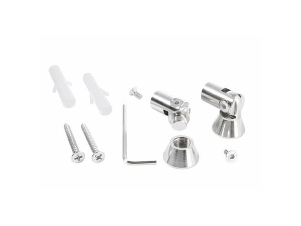 Deko Light 987080 Universal Halteclip Aufnahme (schwenkbar) Set 2 Stk Fastholdelsesclip Metal 1 stk