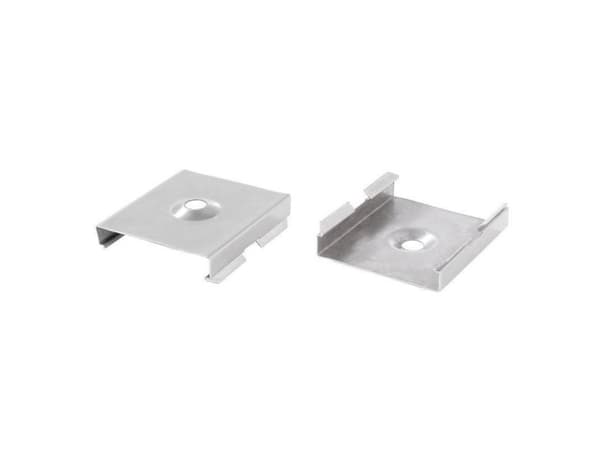 Deko Light 987010 AU-20 Hållningsklämmor Metall (B x H x D) 27,20 x 7,40 x 30 mm 1 st