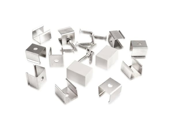 Deko Light 930532 Montageset für D Flex Line 12,0 x 20,0 mm Monteringssæt Rustfrit stål 1 stk