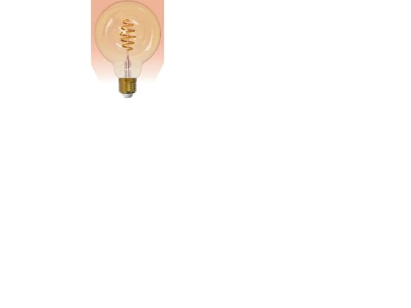 Airam SmartHome Globe 95 -LED-lampa, E27, bärnstensfärgad, 350lm, 1800-3000K, WiFi