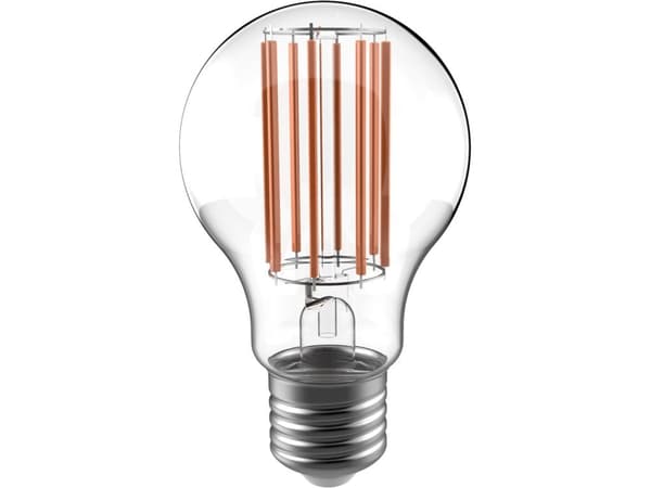 Airam LED A60 -lamppu, E27, 4000K, 806lm, kirkaskupuinen