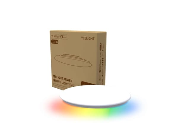 Yeelight Arwen C series 450C - Taklampe - LED - 50 W - klasse F - varm til kjølig hvitt lys - 2700-6500 K - sirkulær - hvit