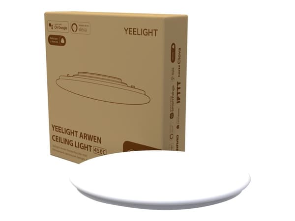 Yeelight Arwen C series 450C - Taklampe - LED - 50 W - klasse F - varm til kjølig hvitt lys - 2700-6500 K - sirkulær - hvit Hvit