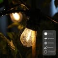 Miniatyrbild 3 av 4: E27 dimbar LED lampa 3V 0,8W 2200K för solcellsbelysning