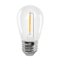 Miniatyrbild 1 av 4: E27 dimbar LED lampa 3V 0,8W 2200K för solcellsbelysning