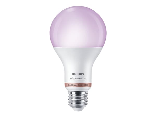 Philips Smart - LED-glödlampa - form: A67 - glaserad finish - E27 - 13 W (motsvarande 100 W) - klass E - helfärg - 2200-6500 K