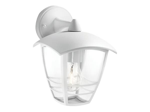 Philips myGarden Creek - Vegglampe - 1 sokkel - E27 - lanterne - hvit Hvit