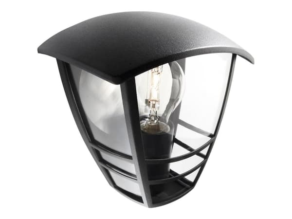 Philips myGarden Seinävalaisin, Seinävalaistus ulkotiloihin, Musta, Alumiini, IP44, Puutarha, Patio, II