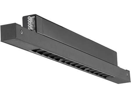 Hybrid Brick modul 400mm LED 30W 3000K Ra90 2655Lm 45° UGR <10 Dali Sort PREMIUM