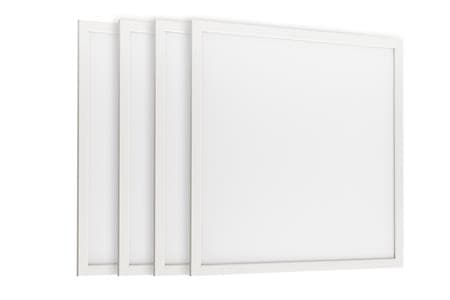 Bora LED panel, 3600lm, 30W, 3000K, CRI80, Microprisme Optik, UGR<19 595x595x35mm 4 stk i pakke - (4 stk.)