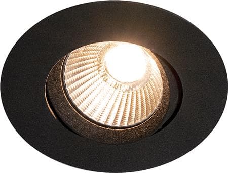 Optic G2 Quick ISO 230V Sort 3000K, 500 lm, Ra>98, 3 SDCM, 6 W, IP 44. Inkl. fasedæmpbar driver. Inde/Ude