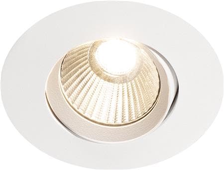 Optic G2 Quick ISO 230V Hvid 3000K, 500 lm, Ra>98, 3 SDCM, 6 W, IP 44. Inkl. fasedæmpbar driver. Inde/Ude