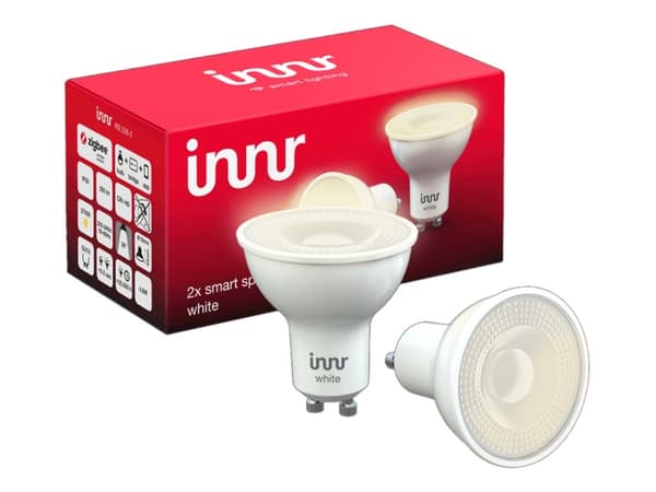 Innr Lighting RS 226-2, Älylamppu, Valkoinen, ZigBee, LED, GU10, Lämmin valkoinen