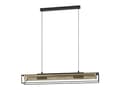 Miniatyrbilde 1 av 5: EGLO NOHALES LANGBORD L1120 4XE27 SORT/MESSING