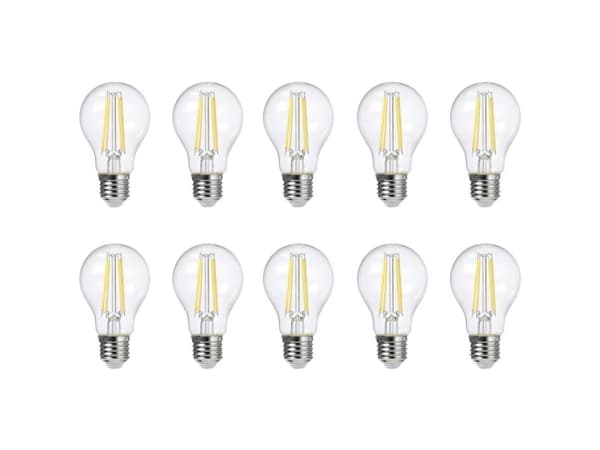 Sygonix SY-5275992 LED-lampa (RGB) EEK E (A - G) E27 Glödlampa 7,3 W = 60 W Varmvit (Ø x H) 60 mm x 104 mm Ej dimbar 10 st