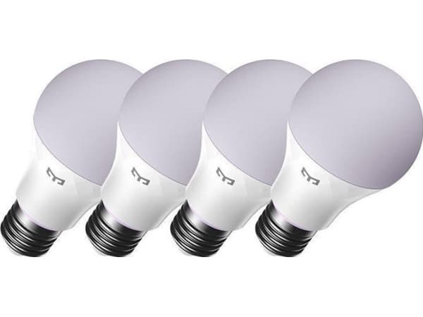 Yeelight Multicolor E27 Smart-pærer - 4-pakning