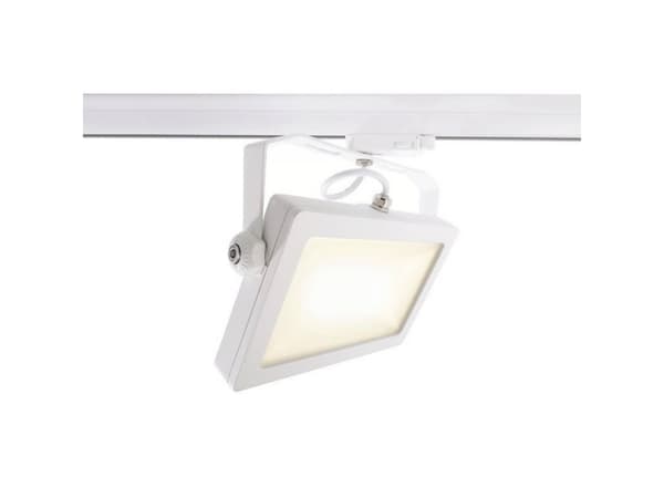 Deko Light Flood Højvolt-skinnesystem-lampe LED indbygget 30 W EEK: F (A - G) LED (RGB) Trafikhvid (RAL 9016)