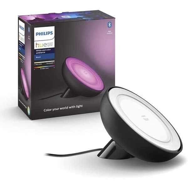 Philips Hue White &amp; Color Ambiance, Bloom, Black, Bluetooth Compatible, arbetar med Alexa, Google och HomeKit