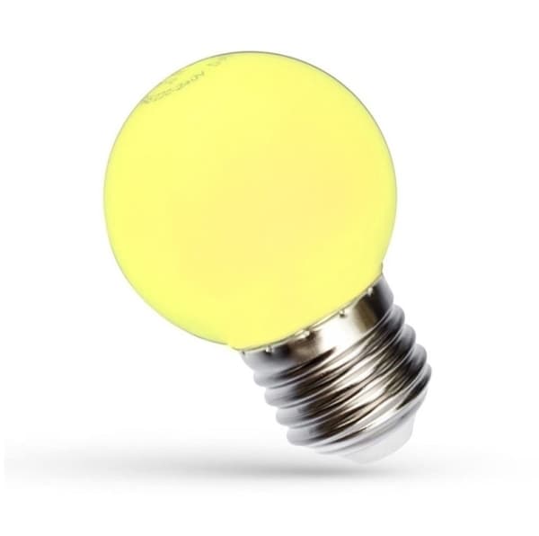 Led Kulka E-27 230V 1W Yellow Spectrum
