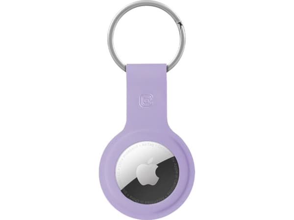 Crong Brelok Crong Silicone Case with Key Ring Apple AirTag (fioletowy)