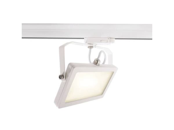 Deko Light Flood Højvolt-skinnesystem-lampe LED indbygget 15 W EEK: E (A - G) LED (RGB) Trafikhvid (RAL 9016)