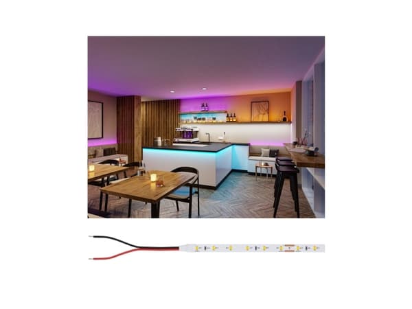 Paulmann Strip Silver P25 76010 LED-striber 24 V 5000 mm Blå, vaalea
