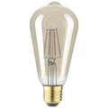 Miniatyrbild 1 av 2: LightMe LM85058 LED-lamp E27 Kolvform 4.5 W Bernstein (Ø x L) 64 mm x 140 mm 1 st