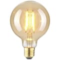 Miniatyrbild 1 av 2: LightMe LM85060 LED-lamp E27 Klotform 4.5 W Bernstein (Ø x L) 95 mm x 140 mm 1 st