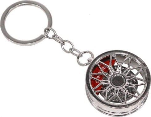 MTuning Nyckelring fälg CS-39 Silver med klämma