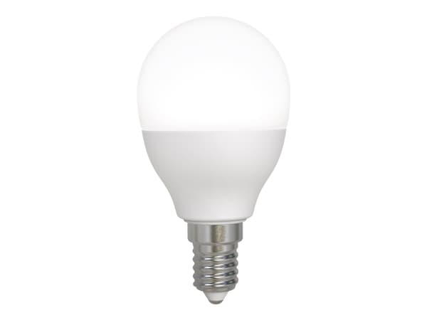 DELTACO SMART HOME - LED-glödlampa - glaserad finish - E14 - 5 W (motsvarande 40 W) - klass F - varmt vitt/kallt vitt ljus - 2700-6500 K - vit