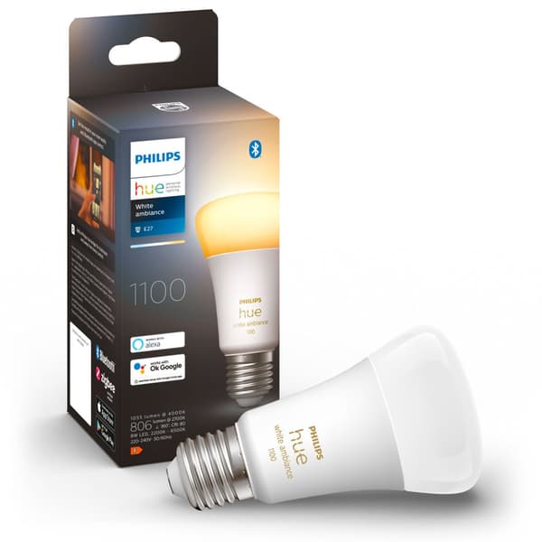 Hue White Ambiance E27 A60 1100lm 1-pak