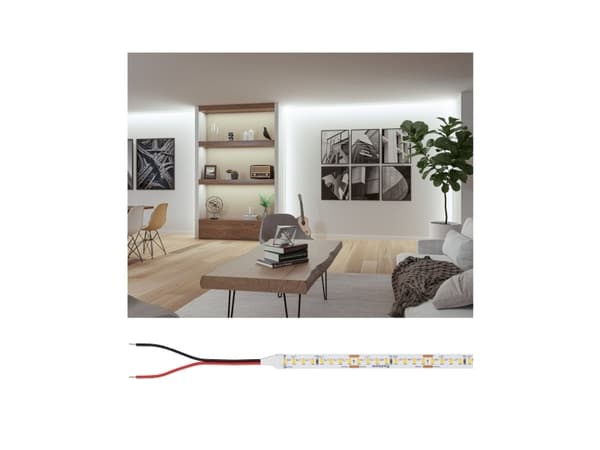 Paulmann 76023, Universell belysningslist, Atmosfär, Orienteringsljus, inomhus, Vit, Plast, IP20