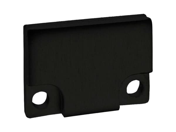 Barthelme 62398614_9005 BARdolino Endekappe-sæt Aluminium (L x B x H) 3 x 18.4 x 13 mm 2 stk
