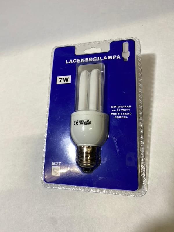 Low energy bulb tubular 7 W,