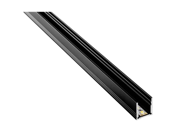 Barthelme 62399101_9005 LED-profil Aluminium (L x B x H) 1000 x 18.4 x 19.7 mm 1 m