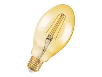 OSRAM Vintage 1906 - LED-glödlampa med filament - form: oval - E27 - 4.5 W (motsvarande 40 W) - klass E - varmt vitt ljus - 2500 K