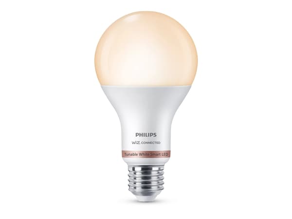 Philips Smart - LED-glödlampa - form: A67 - glaserad finish - E27 - 13 W (motsvarande 100 W) - klass E - tonbar vit - 2700-6500 K