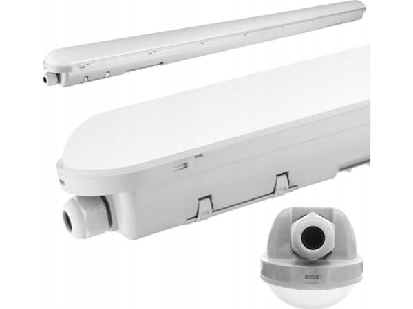 LEDVANCE Damp Proof ECO GF 5040lm 1200mm 42W/840 3X1,5mm2 meget bred IP65