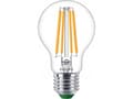 Miniatyrbild 5 av 5: Philips - LED-glödlampa med filament - form: A60 - klar finish - E27 - 4 W (motsvarande 60 W) - klass A - varmt vitt ljus - 2700 K - transparent