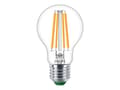 Miniatyrbild 1 av 5: Philips - LED-glödlampa med filament - form: A60 - klar finish - E27 - 4 W (motsvarande 60 W) - klass A - varmt vitt ljus - 2700 K - transparent
