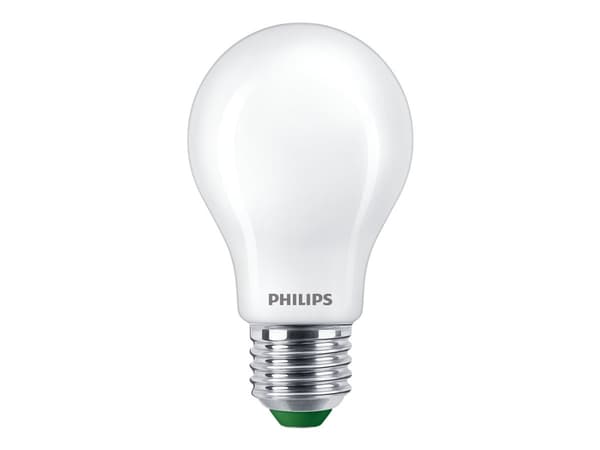 Philips - LED-glödlampa med filament - form: A60 - glaserad finish - E27 - 2.3 W (motsvarande 40 W) - klass A - varmt vitt ljus - 4000 K