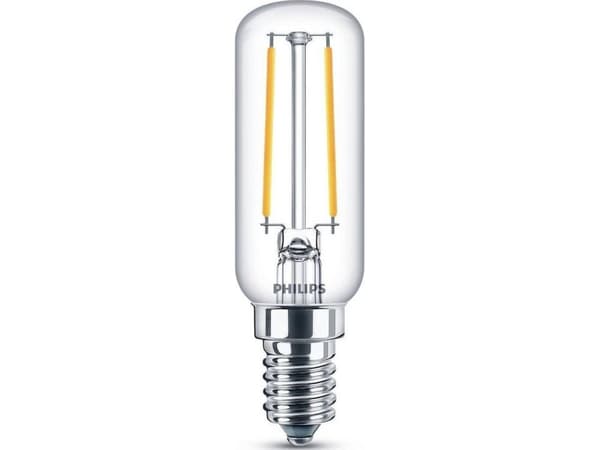 Philips Special - LED-glödlampa - form: T25L - klar finish - E14 - 2.1 W (motsvarande 25 W) - klass E - varmt vitt ljus - 2700 K